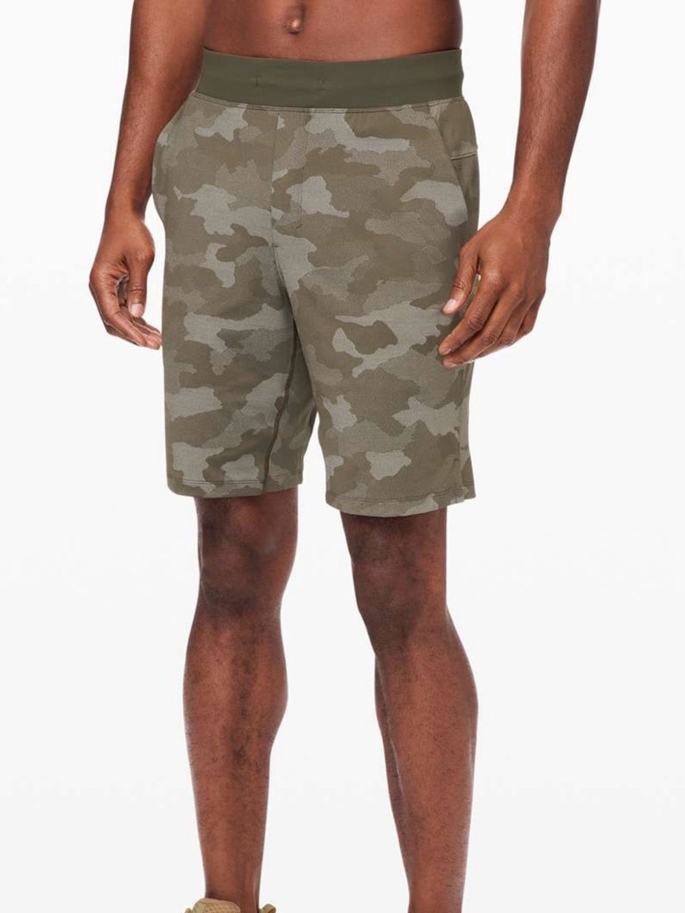 Lululemon Mens Linerless T.H.E. Shorts Size Medium Style# M7ANIS